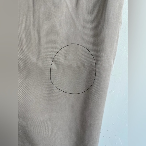 Reformation Mason Pant in Khaki Size 4 - Picture 6 of 8